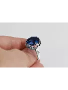 Ring Vintage Jewlery Sapphire Sterling silver 925 vrc035s